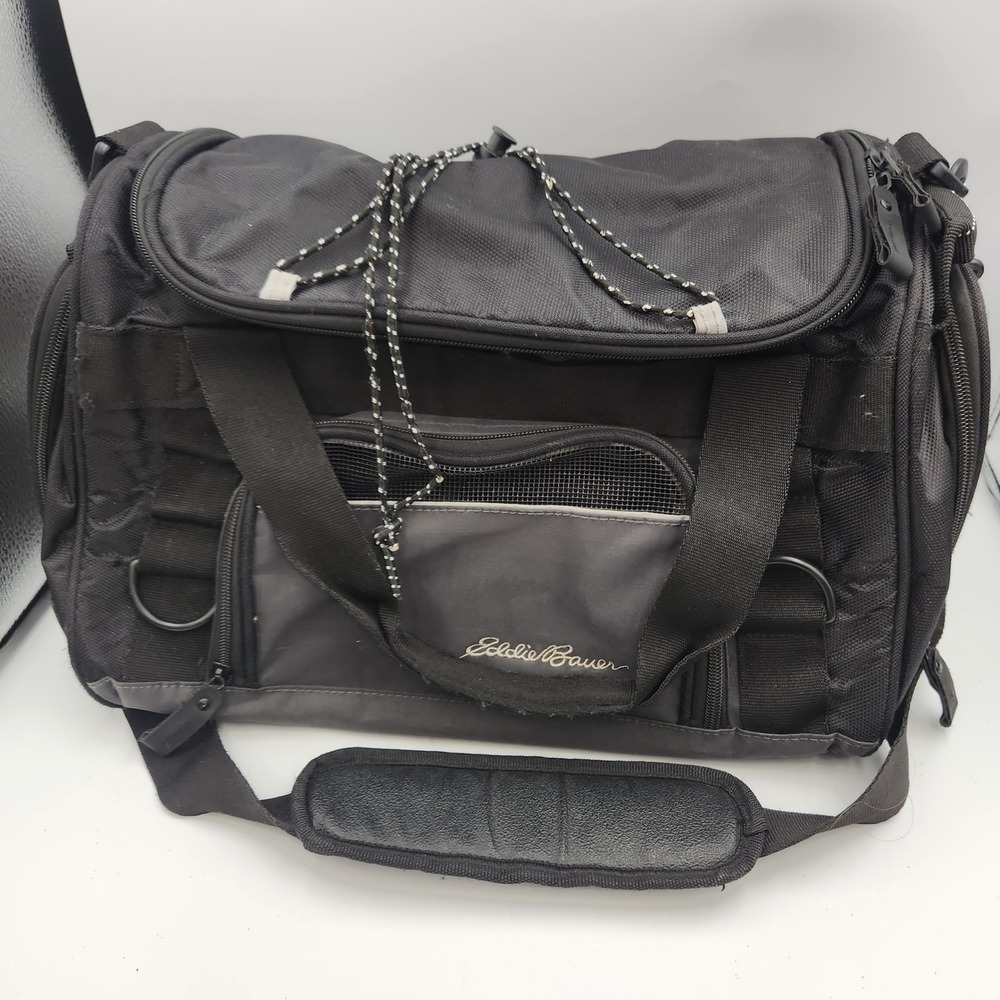 Eddie Bauer Camera Bag Padded Travel Gear Shoulder‎ Bag Black